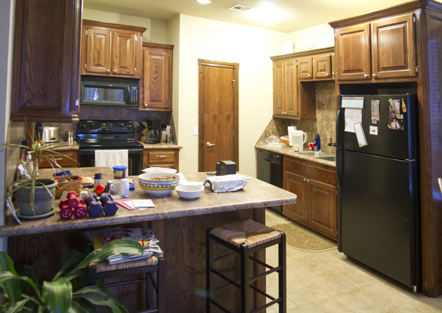 Pete Free's DxO ViewPoint review photo showing right side vertical correction to kitchen scene.